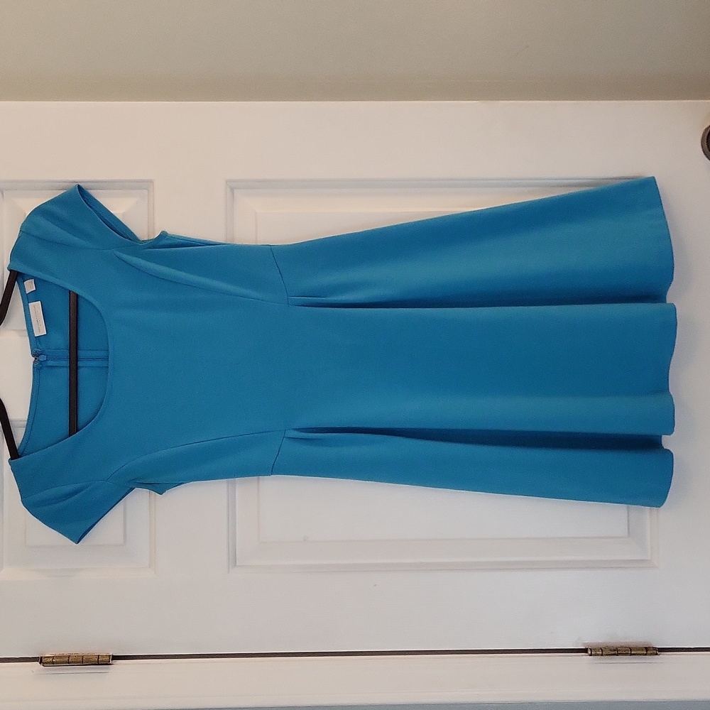 New York & Company Blue Circle Dress Size 0